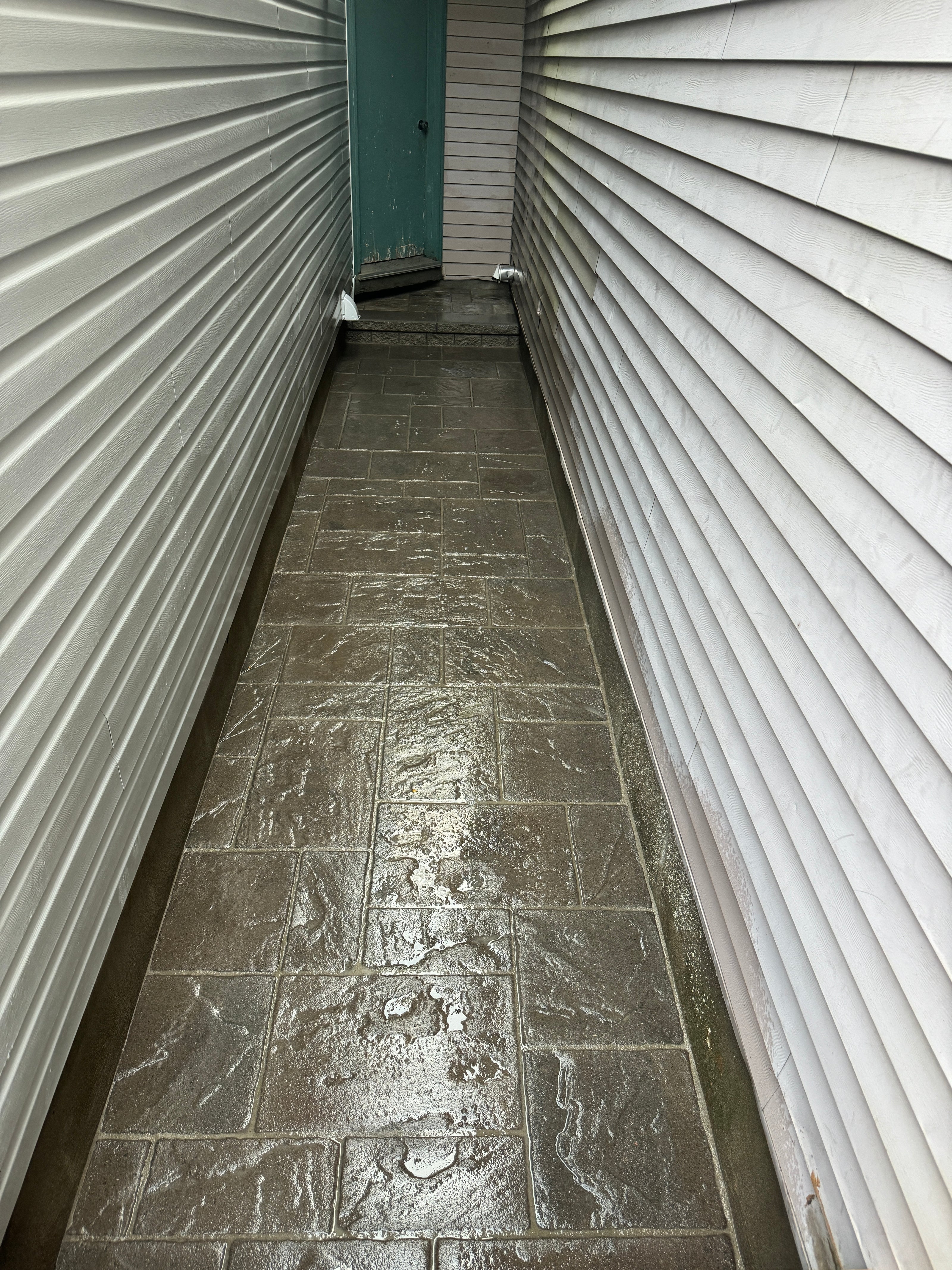 Clean walkway with interlock