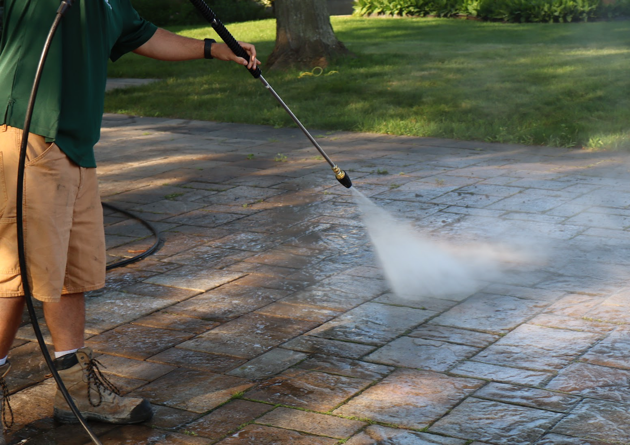 Pressure washing