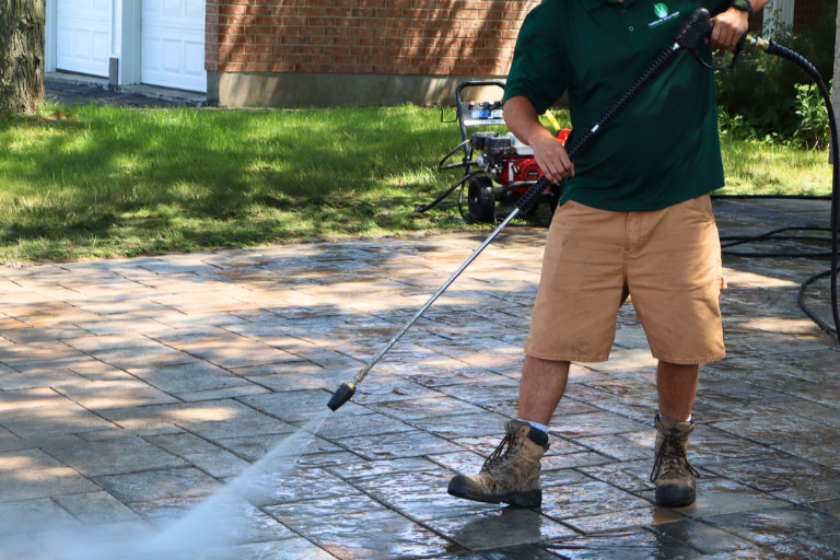 Pressure washing interlock