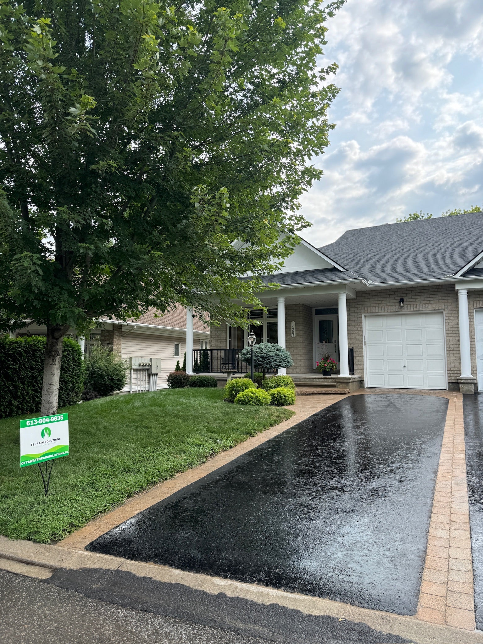 driveway repair photo by terrain solutions