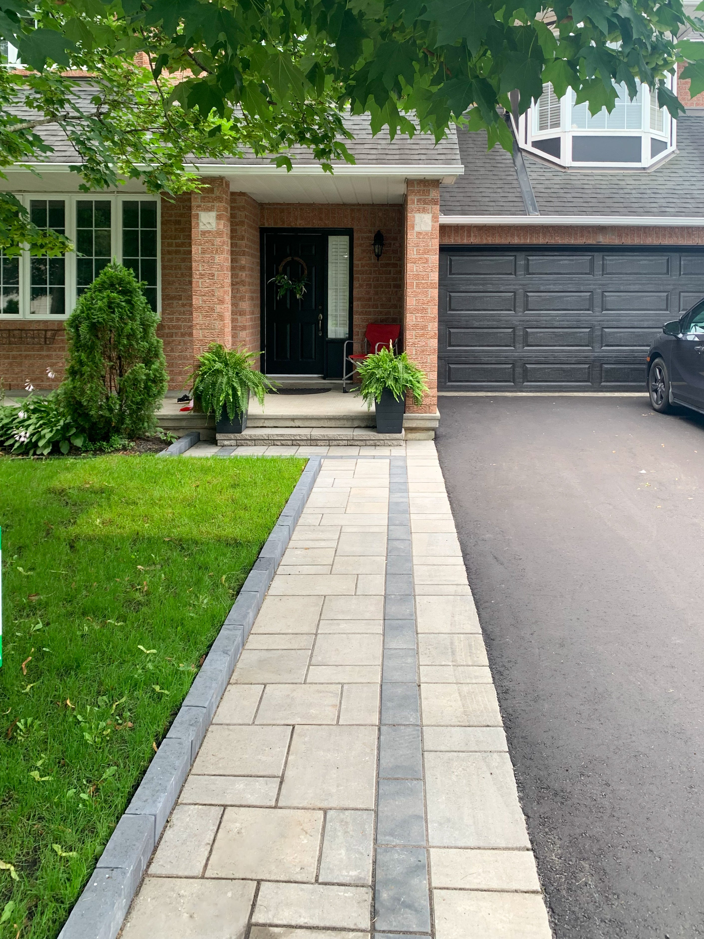 drive way extension with interlock