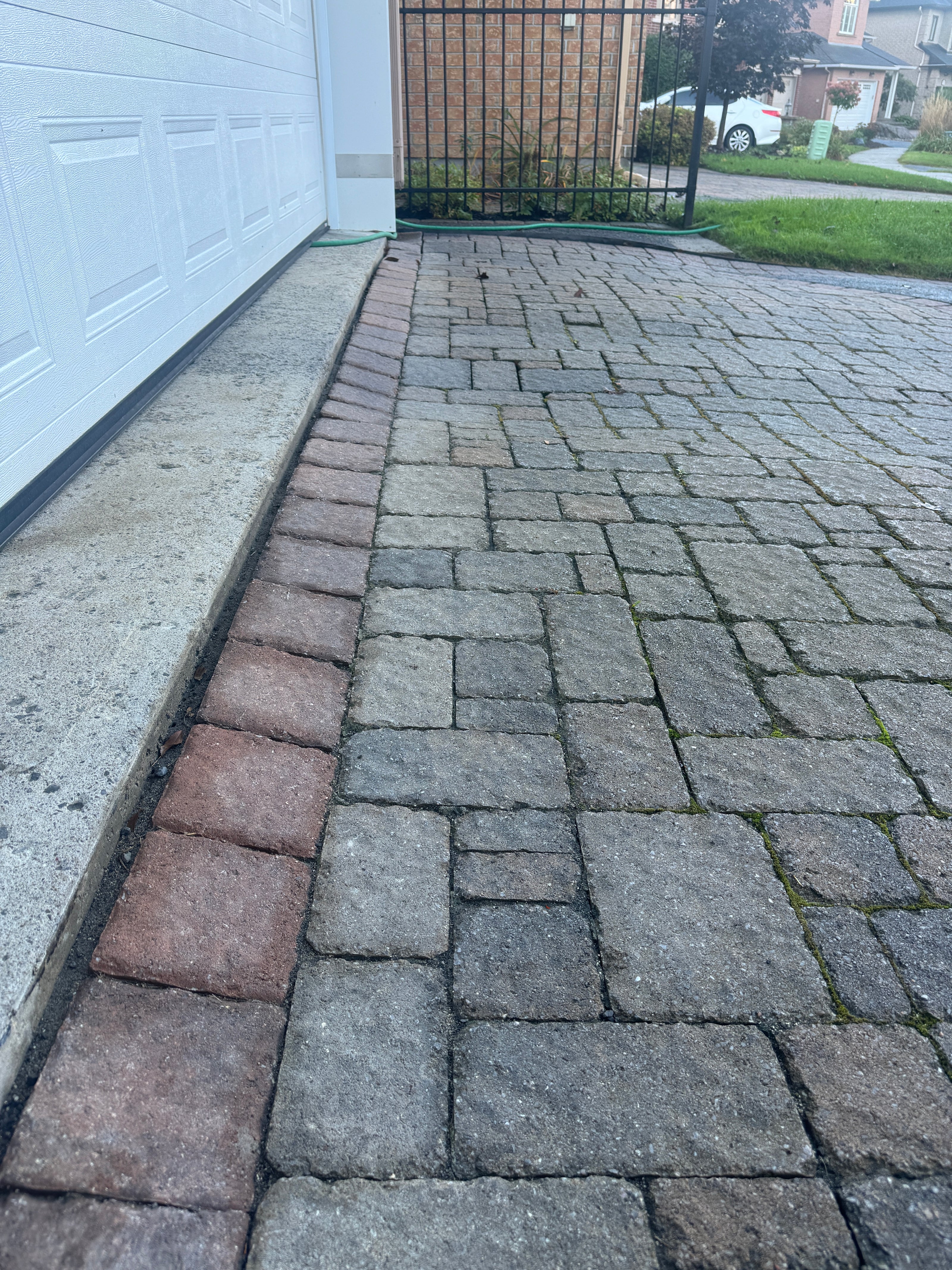 Before picture of poor interlock