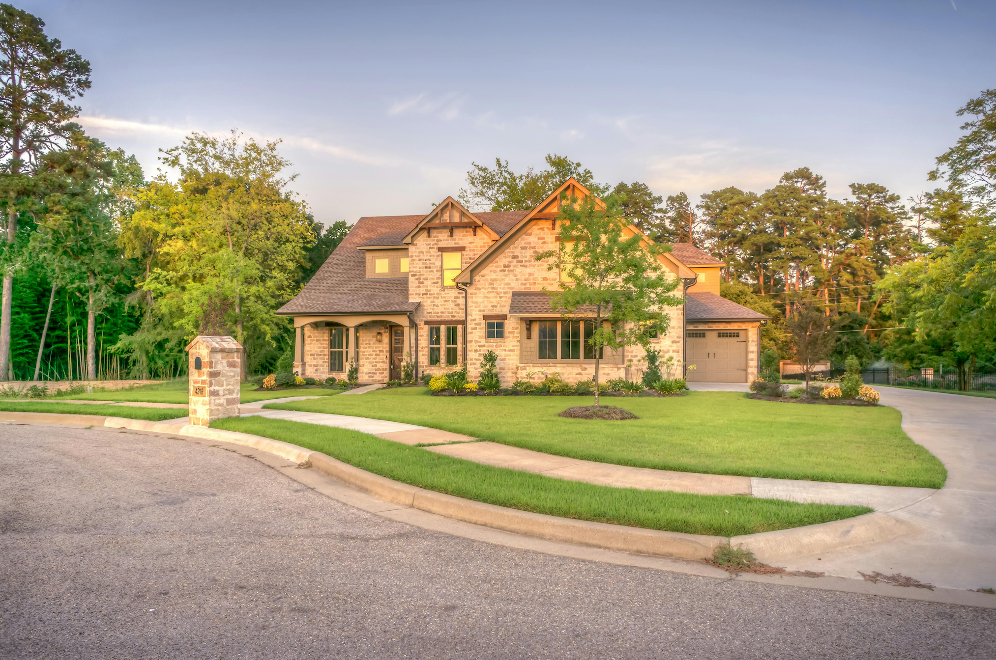 landscape house