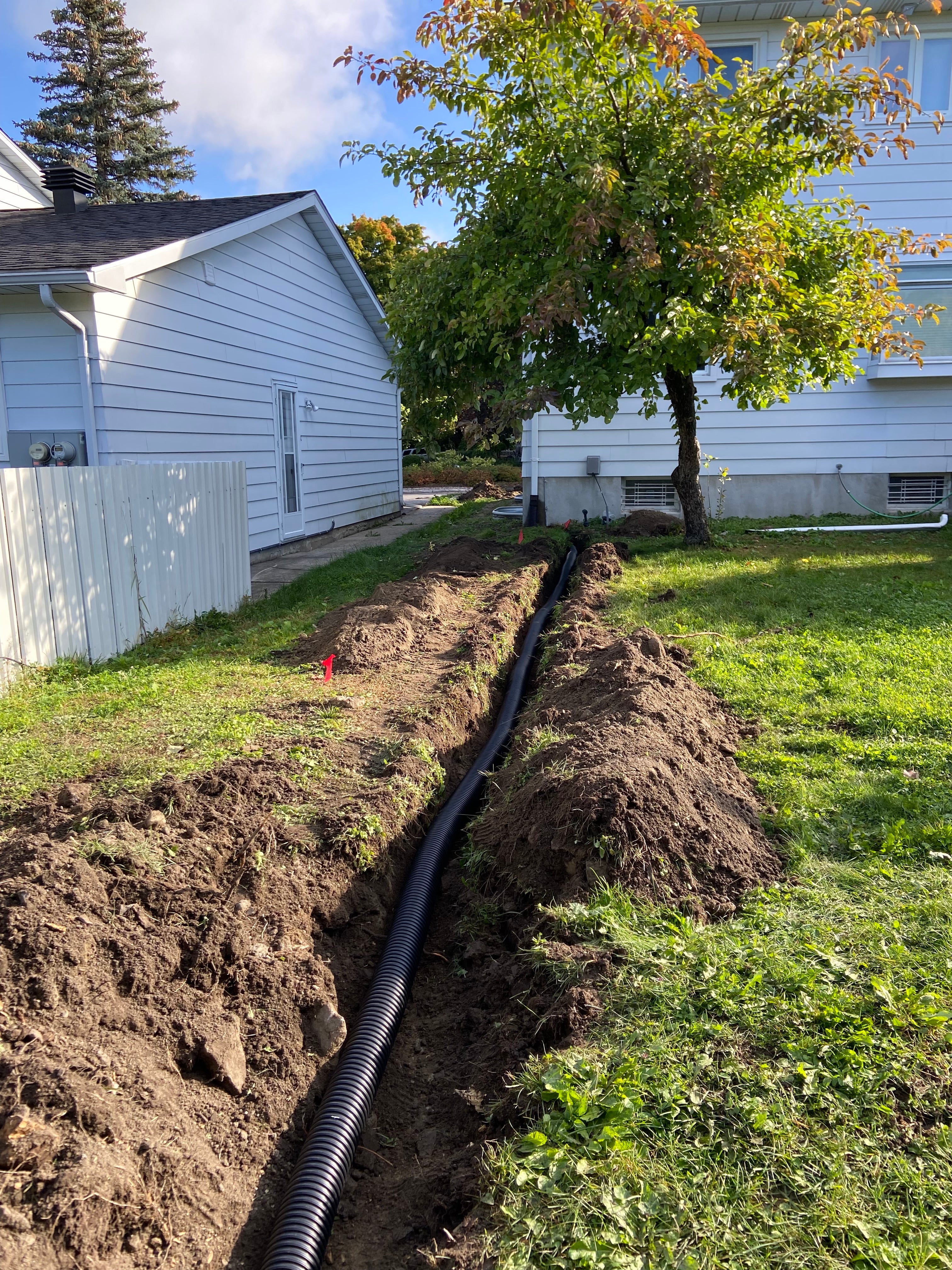 weeping tile for drainage for home