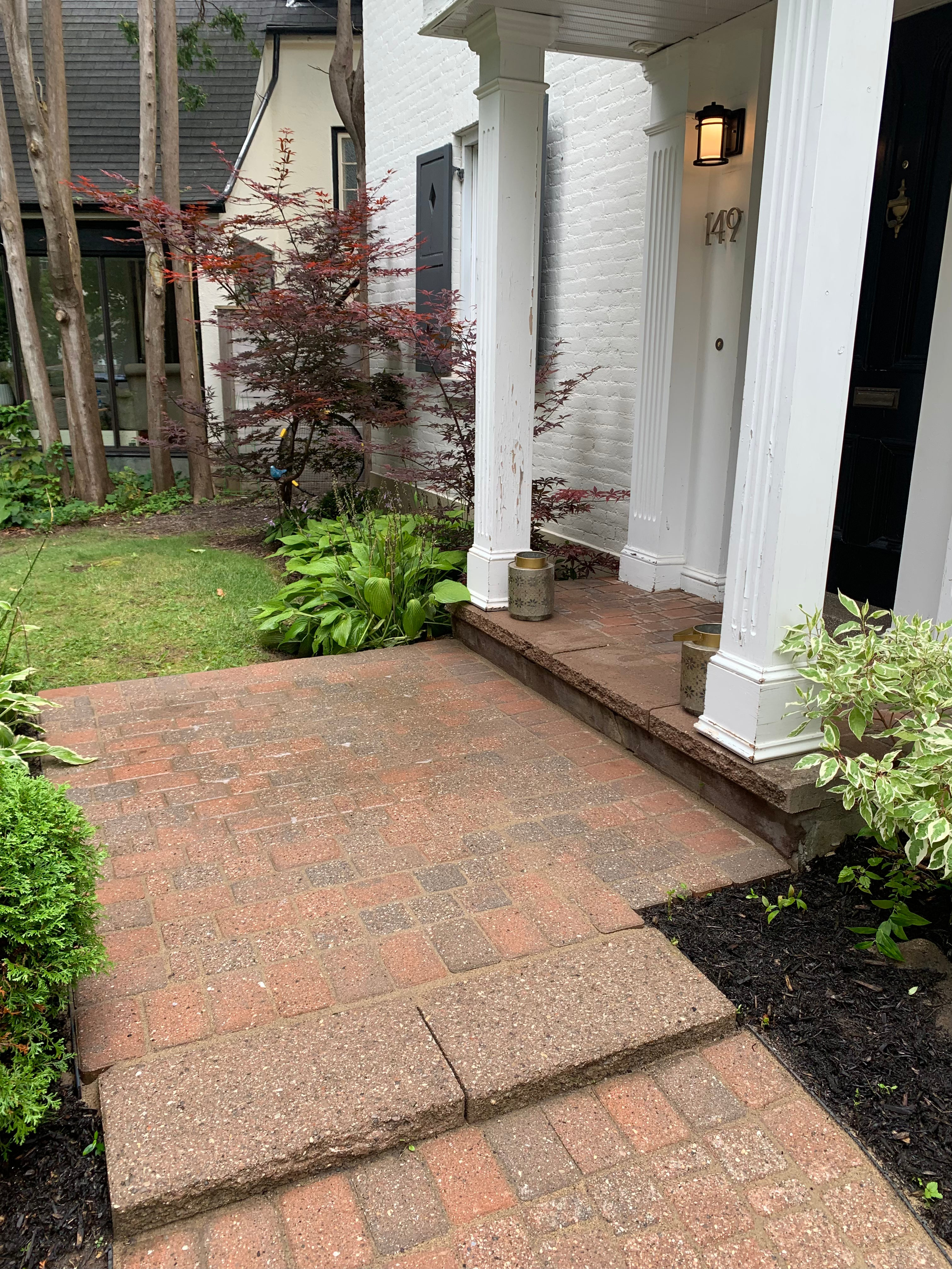 After picture of even pavers